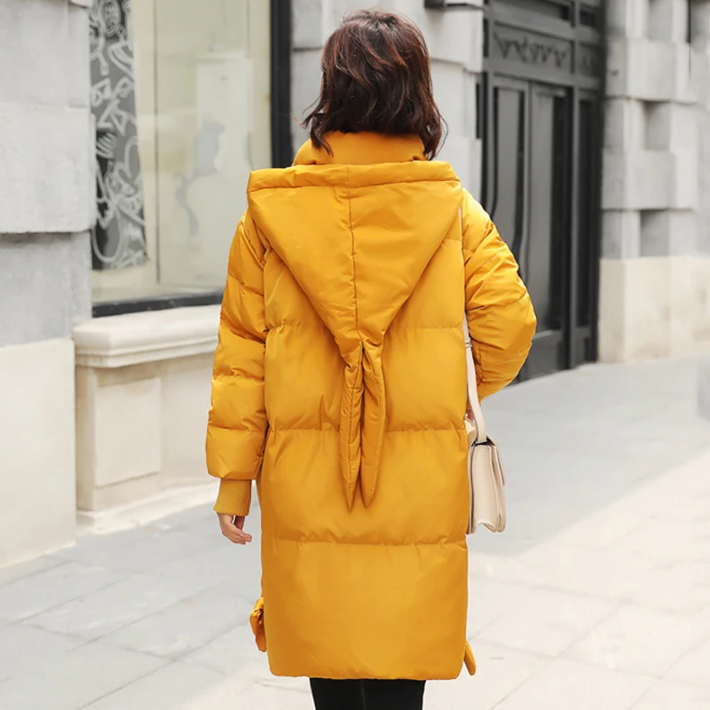 

New Korean Style Winter Jacket Women Hooded Cotton Padded Oversived Female Winter New Nicesnowl Coat Outwear Fashion Warm Coat