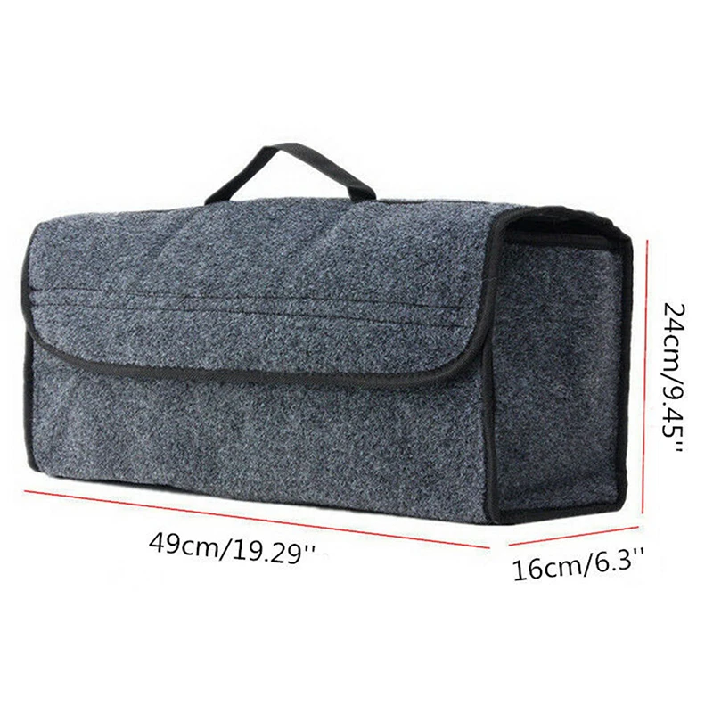Portable Foldable Multipurpose Car Felt Cloth Folding Storage Box Organizer Case Auto Multi-use Tools organizer box Bags | Багаж и сумки