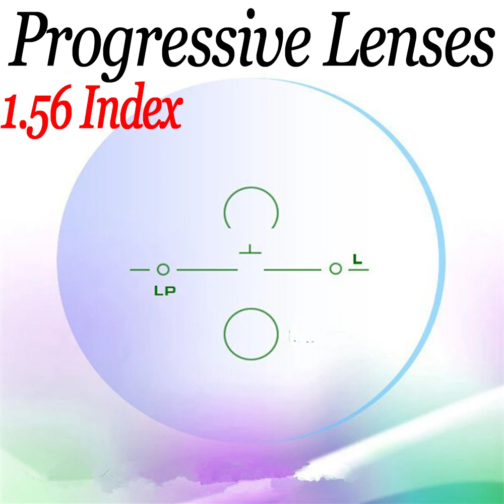 

1.56 ASP Progressive lenses HMC myopia presbyopia lentes opticos glasses reading computer prescription lenses to see far & near