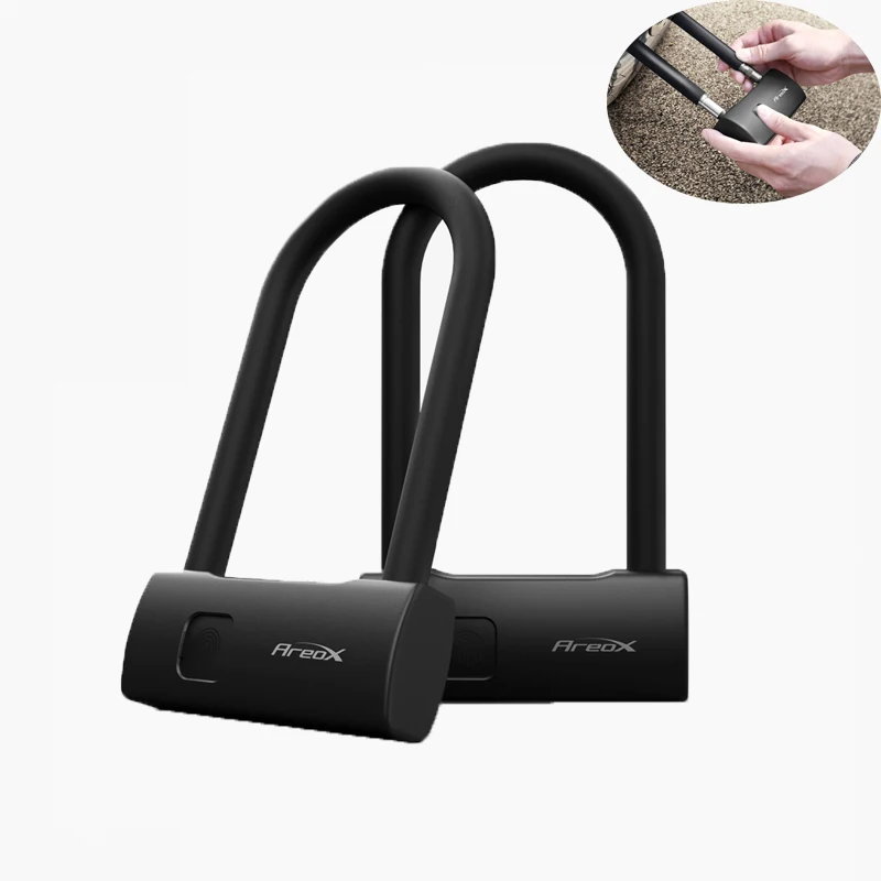 AreoX U8 умный отпечаток пальца u-замок раздвижная дверь Автомобиль Мотоцикл Велосипед Замок окно пароль водонепроницаемый