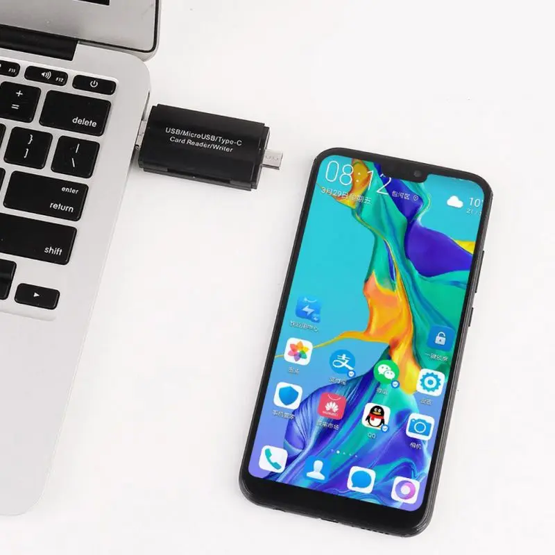 Новые дешевые все в одном устройство для чтения карт памяти MINI USB 2 0 OTG Micro SD/SDXC TF