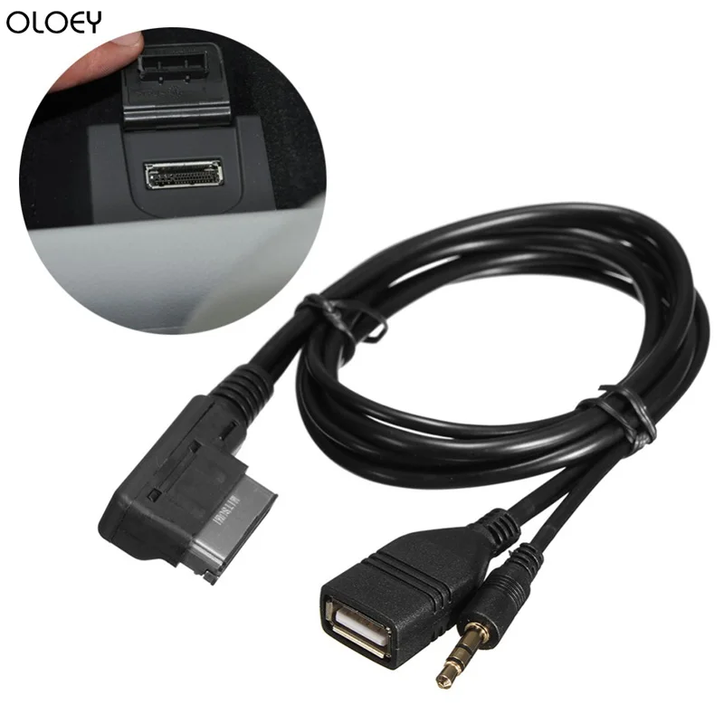 3 5 мм AUX аудио кабель музыкальный интерфейс MDI AMI MMI USB + зарядное устройство для Audi