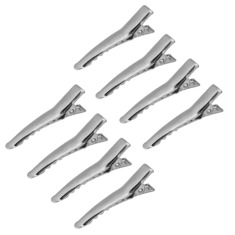 Заколки для волос 50 шт./лот золотого цвета с одним зубцом Утконос Аллигатор