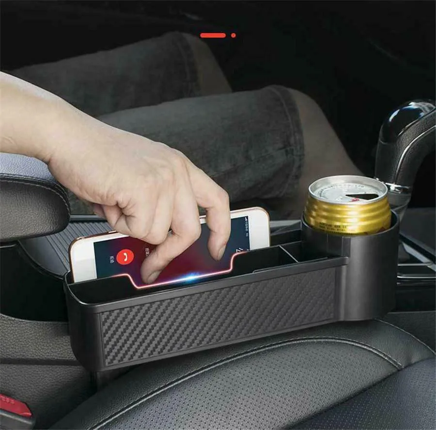 

ABS Plastic Organizer Cup Holder Catcher Crevice Cup Holder Storage Box