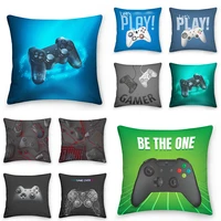 gift for boy gamer print pillowcase bedroom decorative video game cushion cover 45x45cm home linen gamepad pillow case