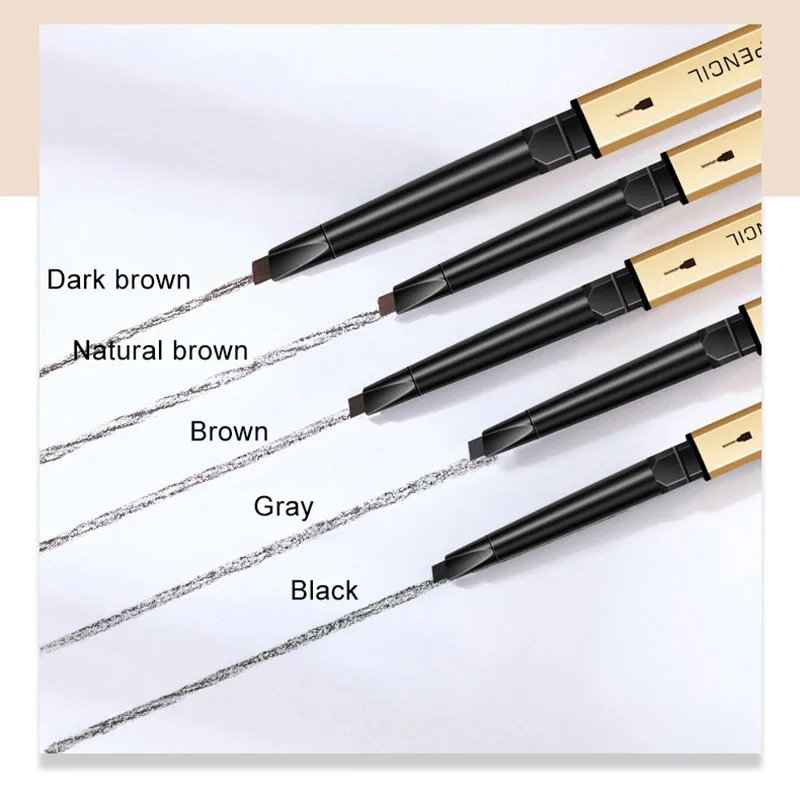 1 шт. карандаш для бровей с двойной головкой водостойкая долговечная