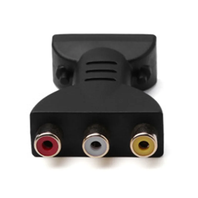 Видеоадаптер 70x40x15 мм/2 75x1 57x0 59 дюйма HDMI-совместим с 3 видеоадаптерами RGB/RCA цифровым