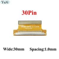 yuxi 1pcs 30pins fi x30p to pfc ffc 30pin 1mm flexible flat cable adapter board converter connector for lcd led controller