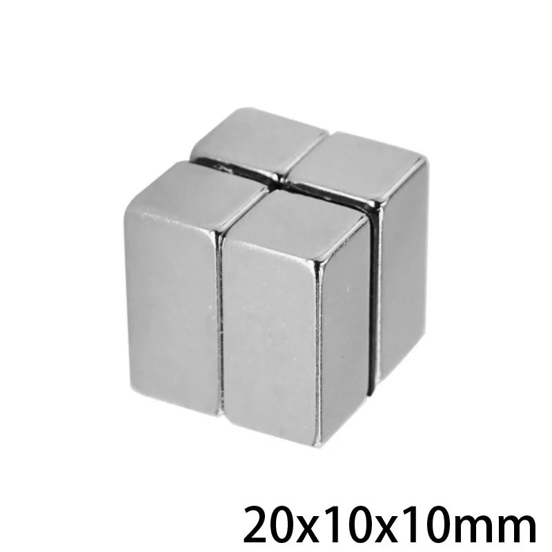 1 ~ 30 шт 20x10x10 мм Супер кубический Блок N35 Магнит неодимовый магнит 20 * 10 NdFeB сильные