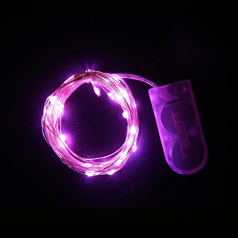 Pink 1 м, 2 м, 3 м, 5 м, светодиодный светильник, гирлянда, украшения для рождественской елки, рождественские украшения для дома, новогодний декор, Natal Navidad - Цвет: Pink