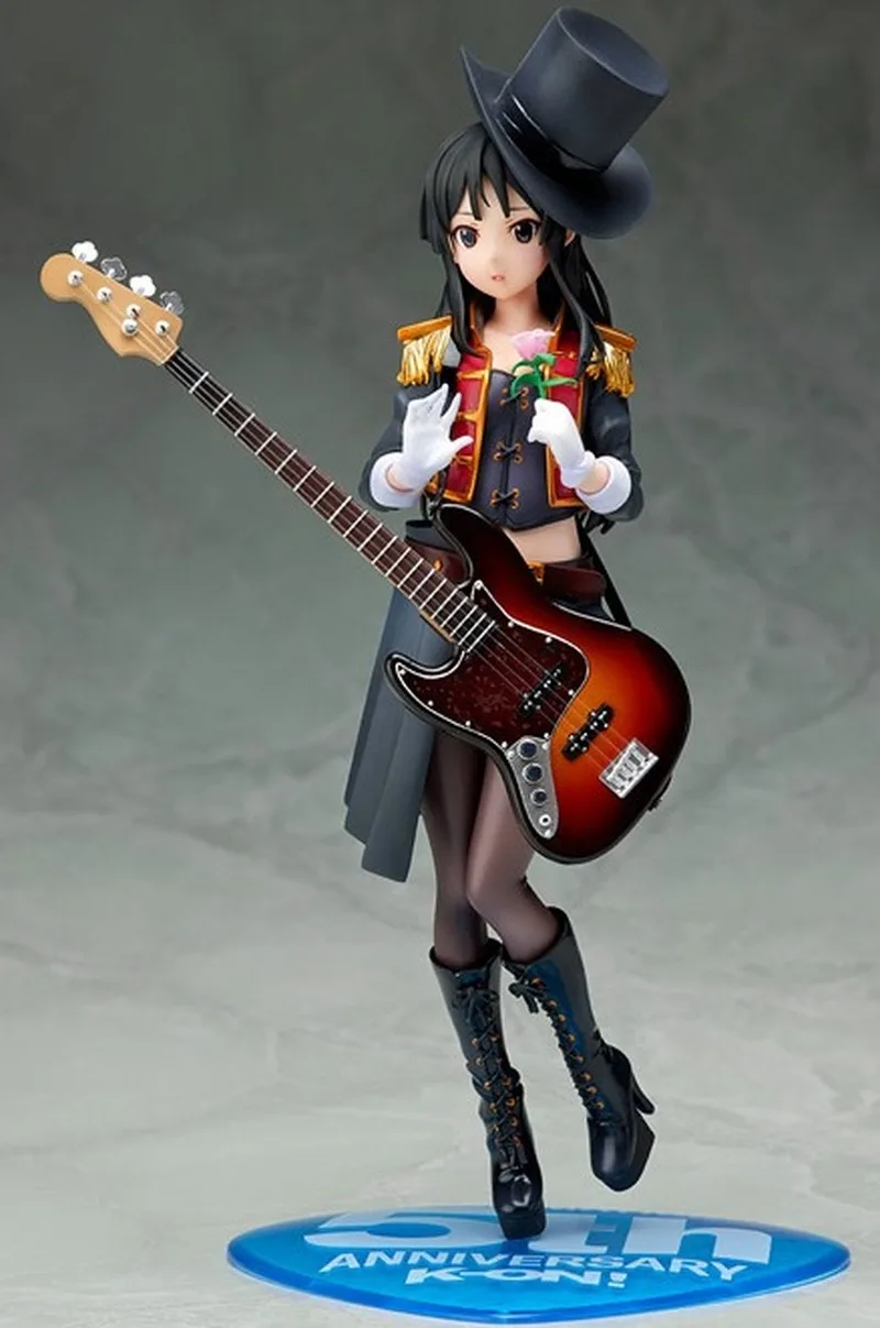 20 см K-ON! Аниме игрушки Мио Акияма экшн-фигурка ПВХ Модель Куклы Коллекционная
