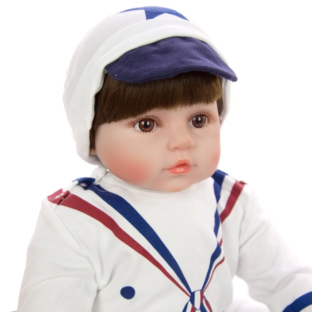 60 см реалистичный новорожденный малыш мягкий силиконовый винил Детская кукла