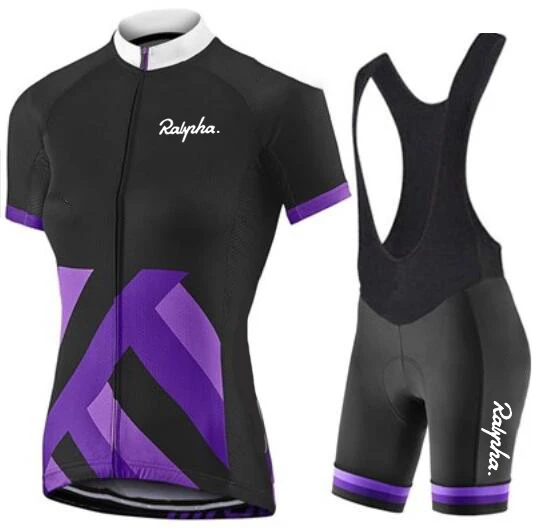 

Lepiny Hot Selling Women Cycling Jersey Set Cycling Clothing BTM Bike Breathable Sports Short Sleeve Shirt Stripes Customizable