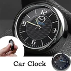 Автомобильный гигрометр термометр часы украшения кварцевые часы мини-часы украшение для Вселенной автомобилей Mazda 2 3 5 6 2017