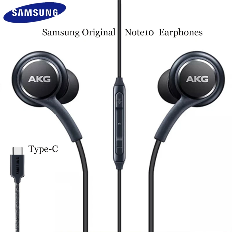 Оригинальные цифровые Hi Fi наушники Samsung AKG DAC USB TYPE C с микрофоном/пультом