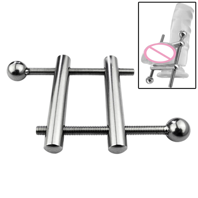 Нержавеющая сталь верности Мошонка сдвижная стержень растягиватель мошонки