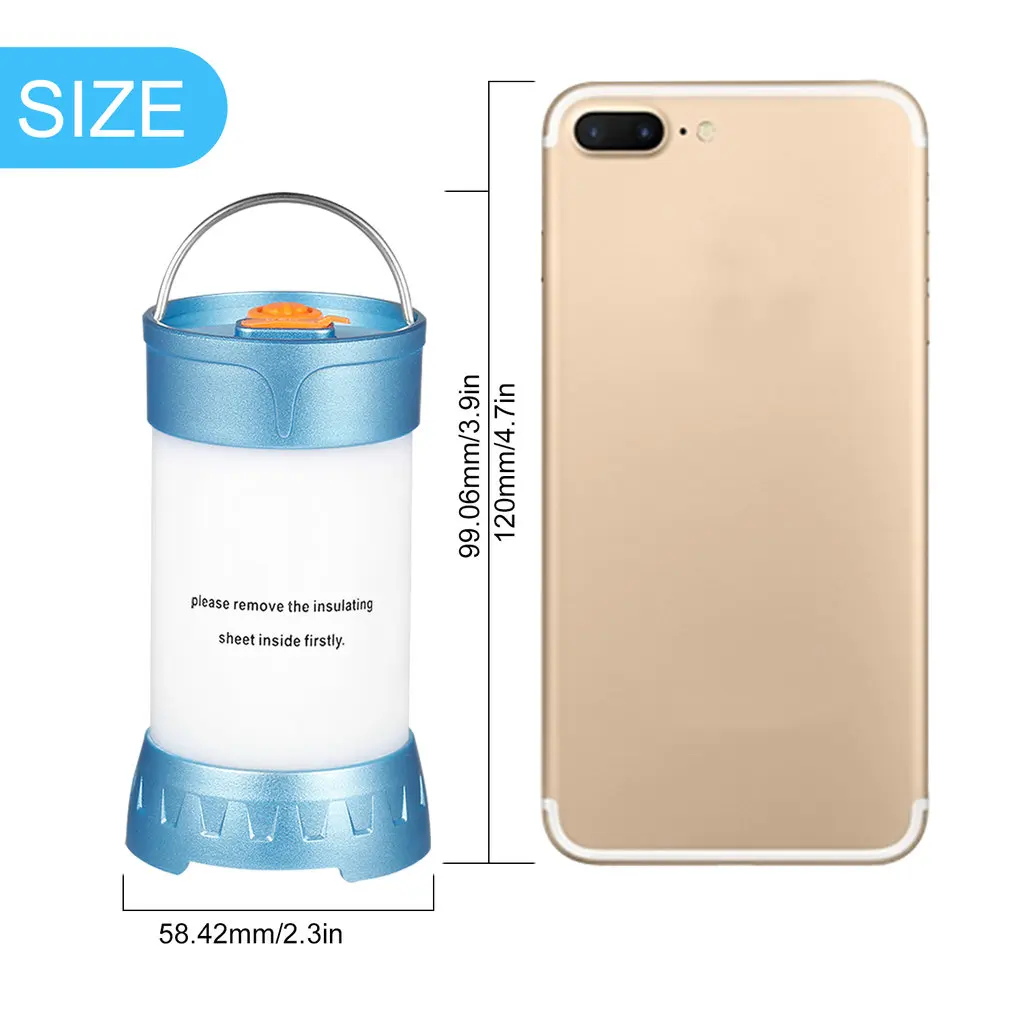 

HBD-CL06 3 Colors Waterproof USB Charging Outdoor Camping LED Lamp Emergency Lighting Long Lasting Lantern Hiking Light