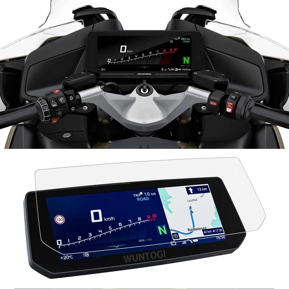 

Motorcycle TFT LCD Scratch Cluster Screen Dashboard Screen Protection Instrument Film For BMW R1250RT R1250 RT ​2021