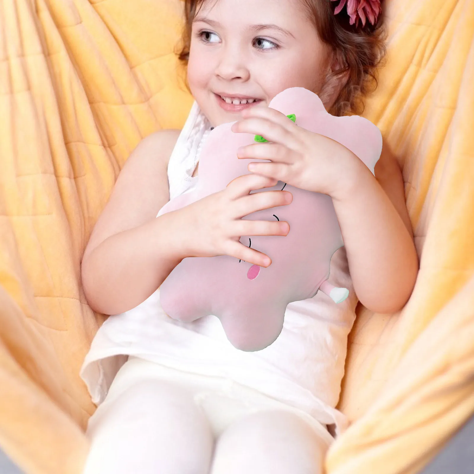

35/50/60cm 3D Pillow Soft Waist Cushion Plush Stuffed Toy Decoration Gift Sun Clouds Plush Kawaii Plush #N