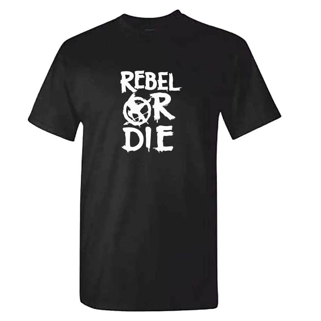 Унисекс Rebel Or Die Футболка Мужские Голодные игры DVD фильм насмешки Jay