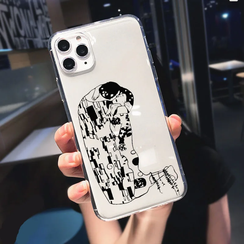 soft silicon funny phone case for iphone 13 11 pro max 12 mini se2020 6 7 8 plus xr xs max luxury clear back cover funda coque free global shipping