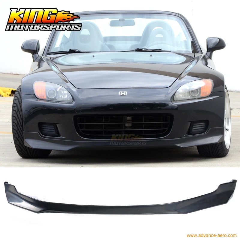 Подходит для 00 03 Honda S2000 EVO PU поли Уретановый передний бампер спойлер Bodykit|bumper lip