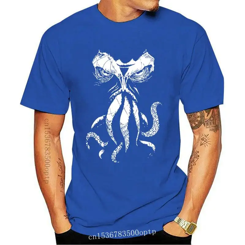 

Мужская футболка Cthulhu с надписью «Пробуждение», Cthulu Lovecraft, ужас, некрокон, Chthulu 100, хлопковая толстовка премиум-класса, футболка с юмором, летн...