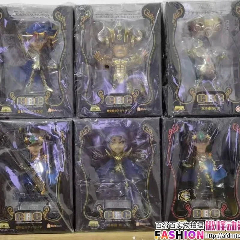 

Anime Peripheral Saint Seiya KidsLogic CBC Out of Print Rare Model Decoration Gemini Lion Cancer Taurus Figure Christmas Gift