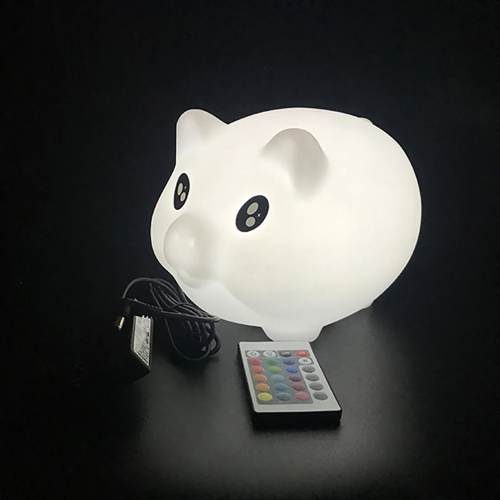 

Colorful Color-changing Silicone Night Light Home Rechargeable Eye Protection Light