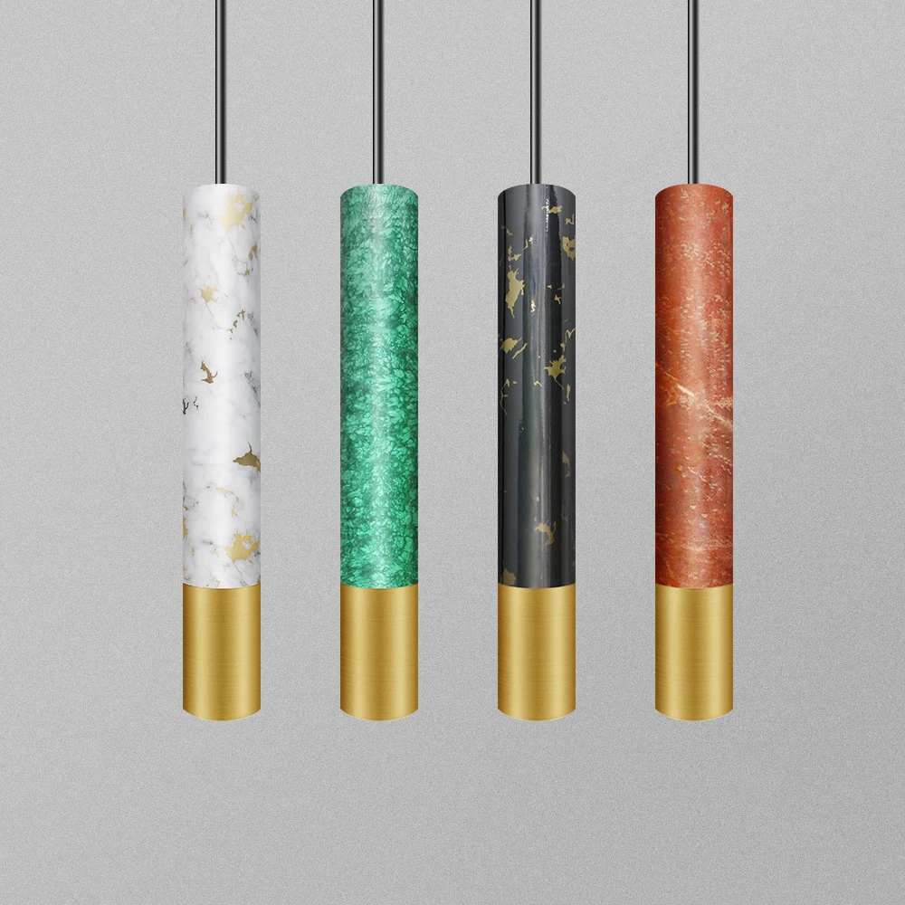 Светодиодный подвесной светильник с длинной трубкой креативная люстра