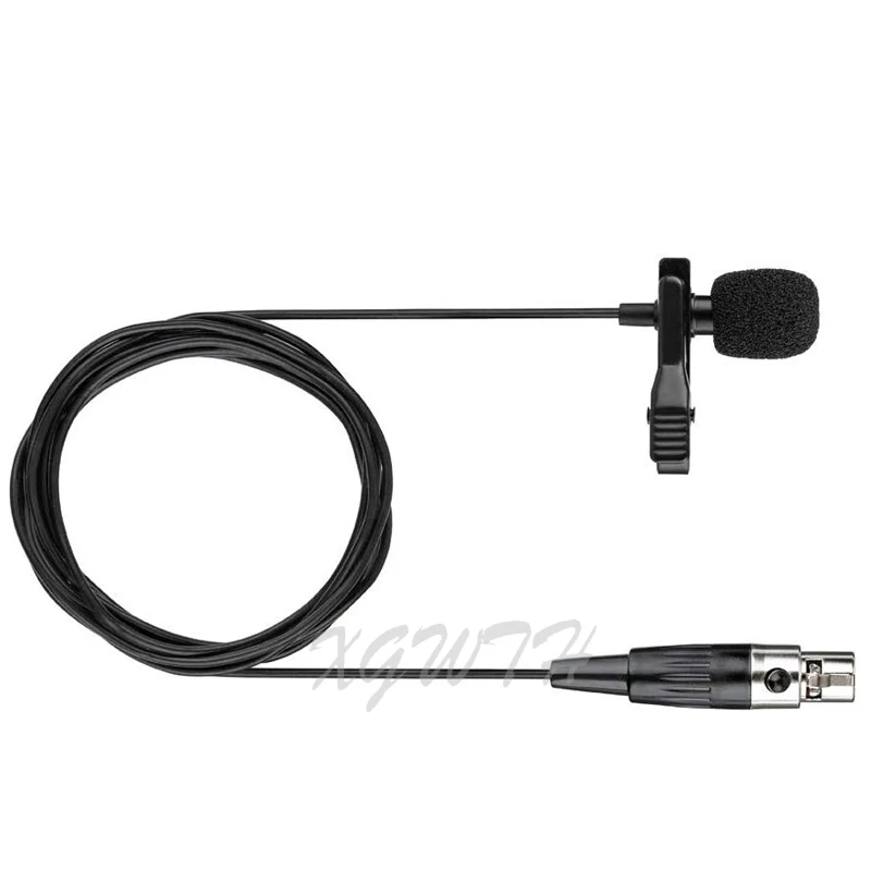 Петличный микрофон с отворотом 4-контактный мини XLR кардиоидный конденсаторный