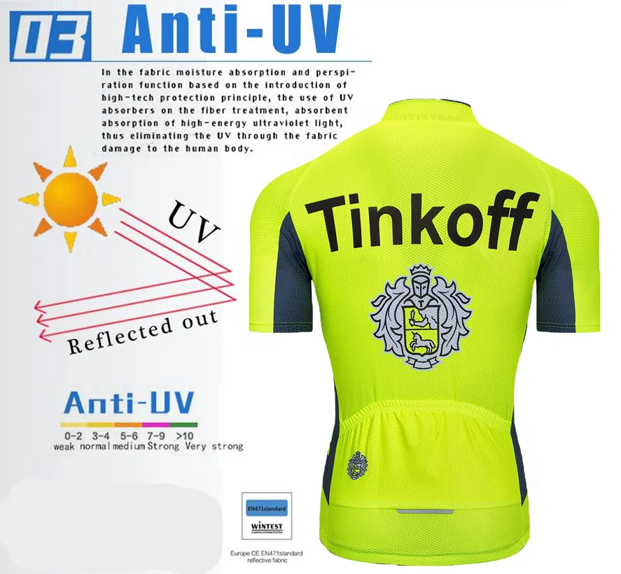 Новинка 2018 года! Летние майки для велоспорта команды Tinkoff ropa ciclismo radfahren Ciclismo speciall