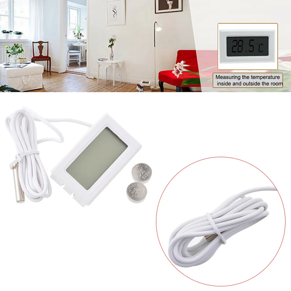 Цифровой мини-термометр Urijk с ЖК-дисплеем холодильники Морозильники охладители