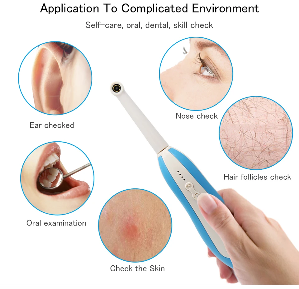 Беспроводная стоматологическая камера с Wi-Fi светодиодсветодиодный