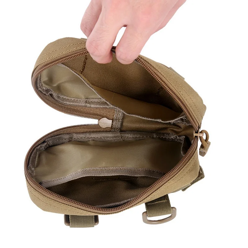 Tactical Molle Waist Bag Portable Phone Wallet Pouch EMT Accessories Package for Outdoor Camping Hunting Utility Multi-tool Kit