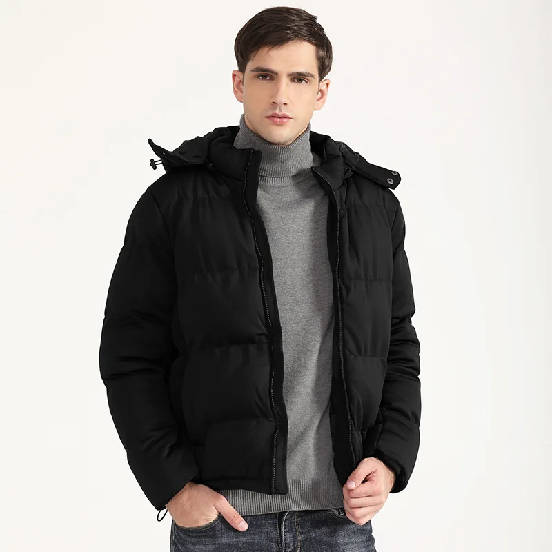 Winter Coat Men Padded Jacket Warm Thick Down & Parka Jacket Oversize  fashion Trend of men's down cotton-padded jacket