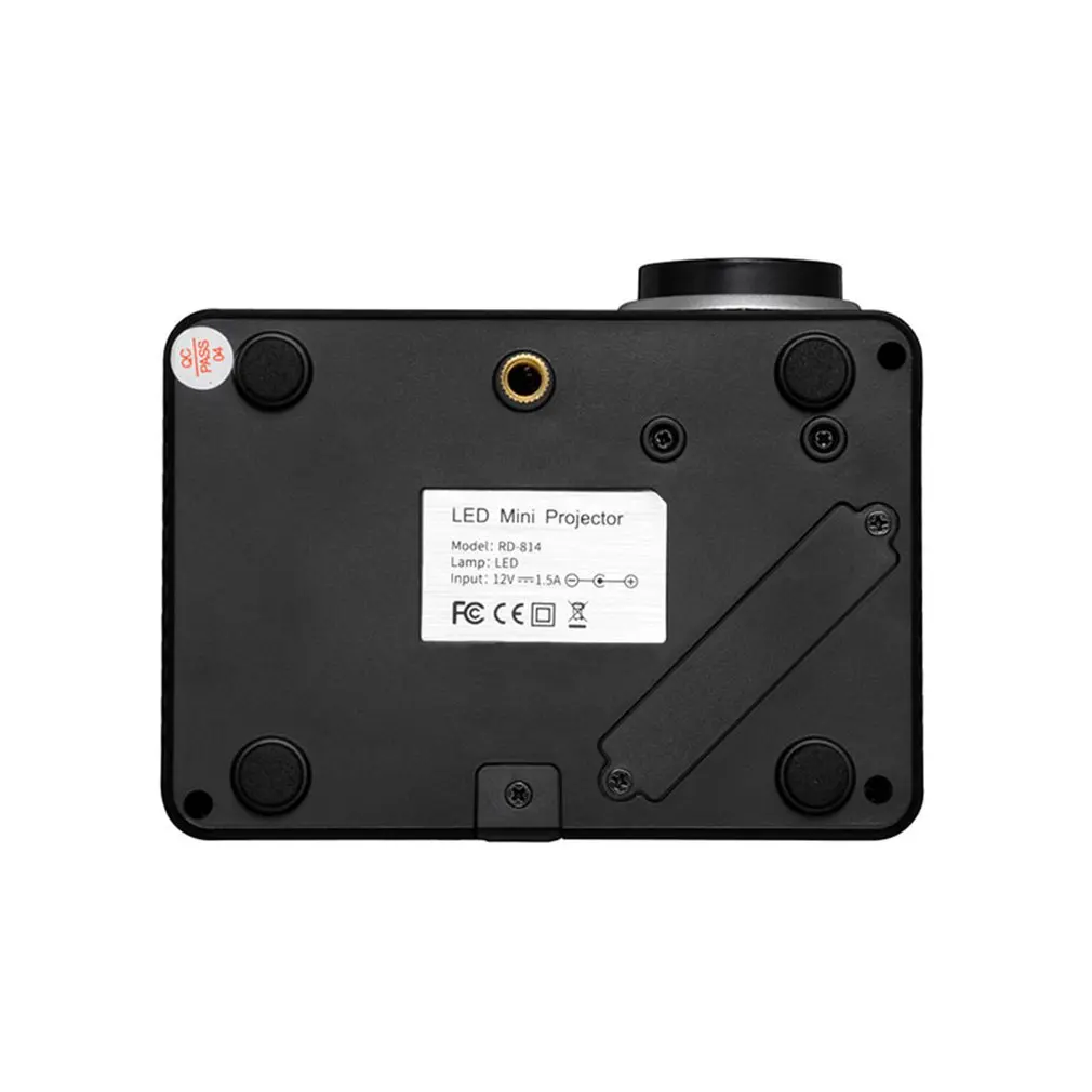 814 Mini Micro портативный проектор для домашних развлечений поддерживает 1080P 4K Hd