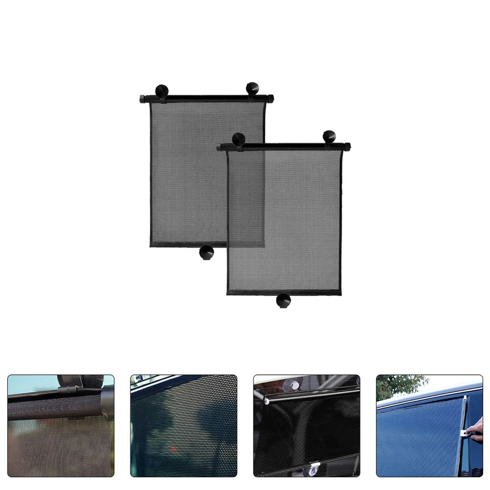 

2 Pcs Car Side Window Sun Shade Curtain for Baby and Kids Sun Protection Block