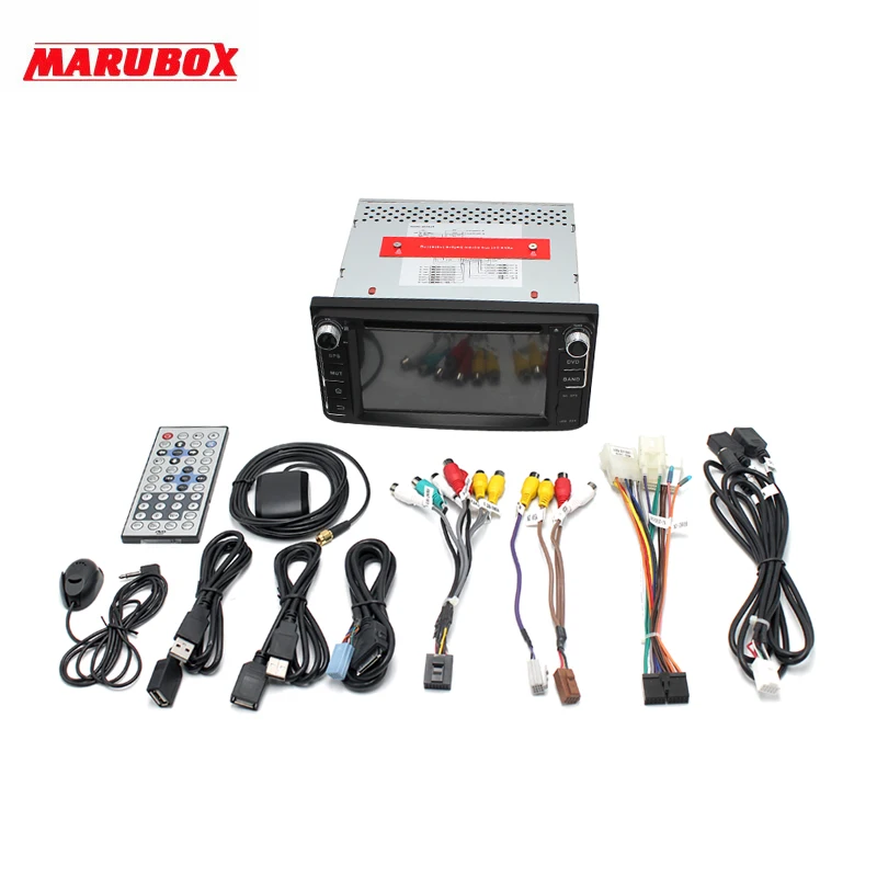 MARUBOX KD-6229 Универсальный 6," Автомобильный dvd-плеер для Toyota, Daihatsu, 2 Din автомобильный радиоприемник с gps навигацией стерео радио Bluetooth
