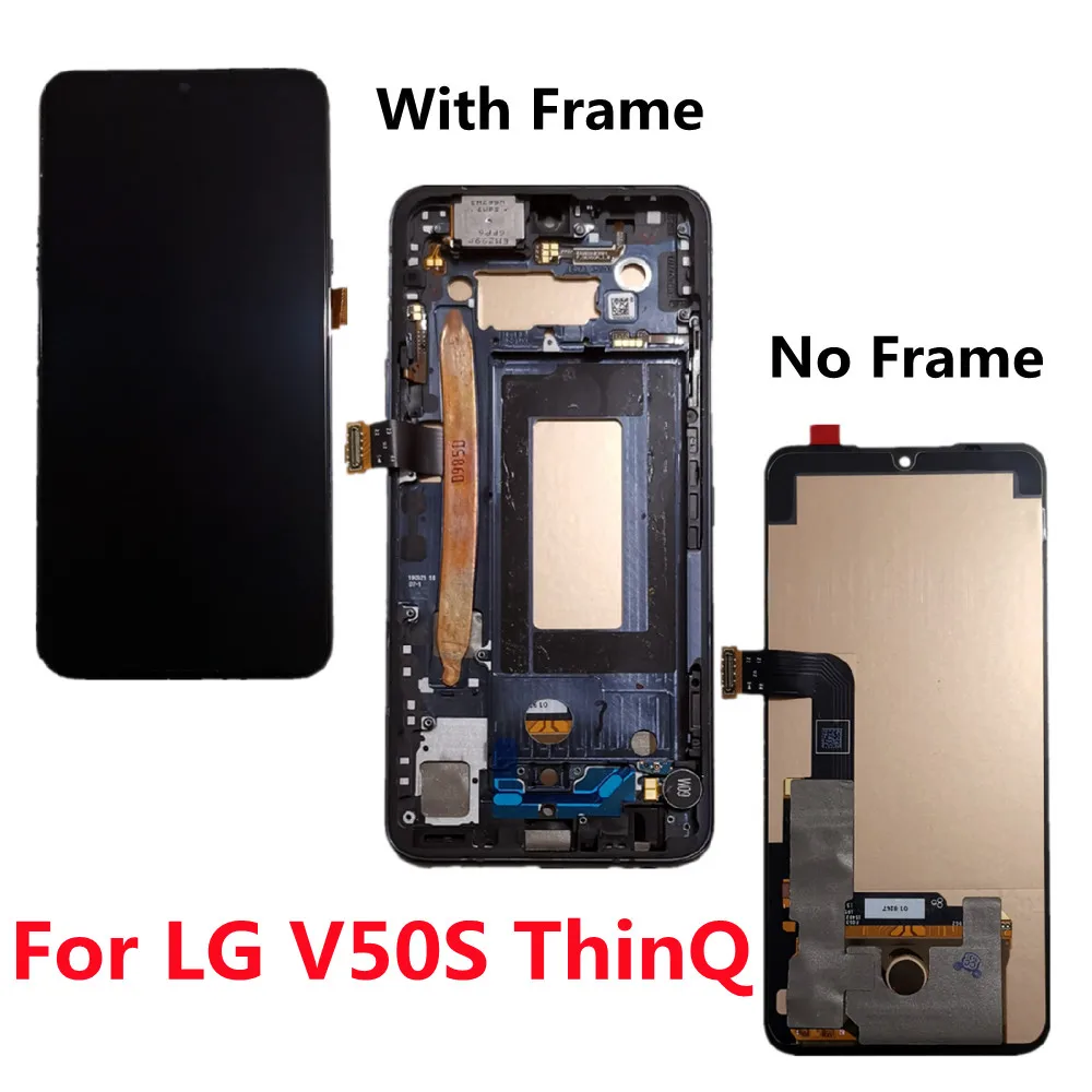 Оригинальный AMOLED ЖК экран для LG G8X G8S G8 V50S ThinQ дисплей сенсорный дигитайзер LMG850 LMG810