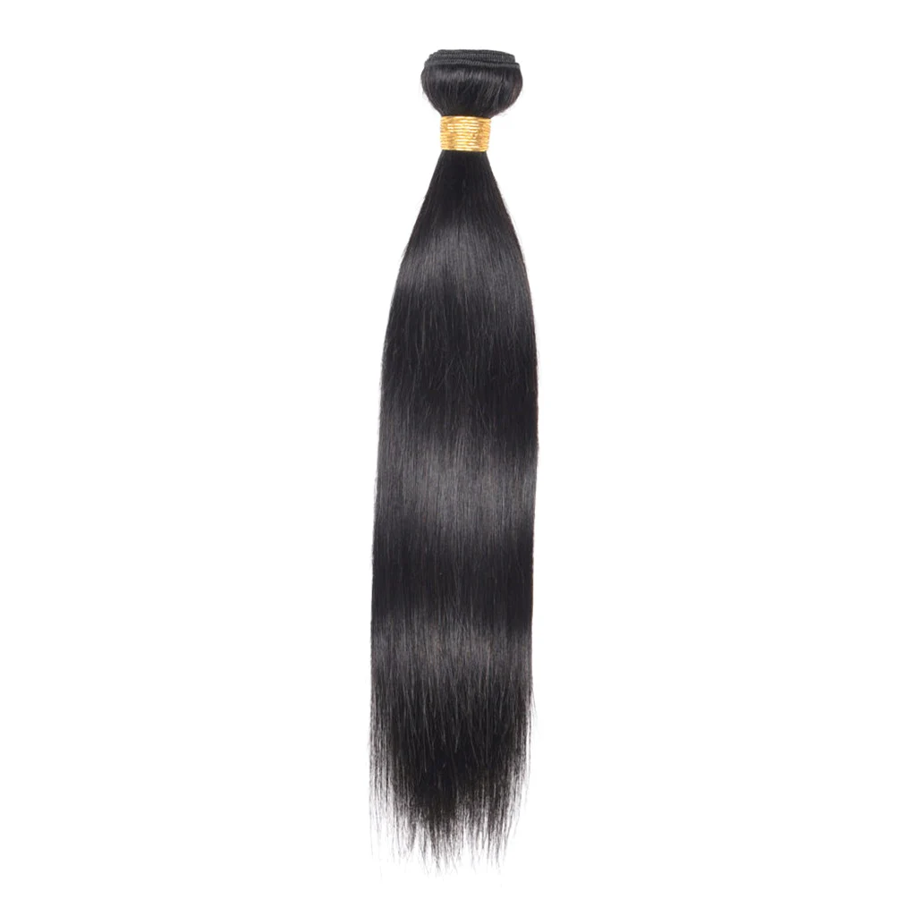 

1 Piece Bundle 100% Virgin Peruvian Straight Human Hair Weave Extension 100g