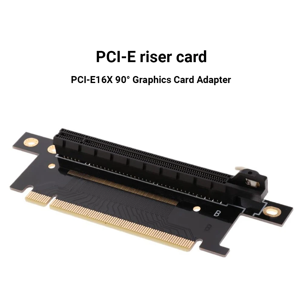 

PCIE 16X Riser Card PCI Express Graphics Card 90 Degree Adapter Card for Motherboard Laptop Desktop Computer Home Office