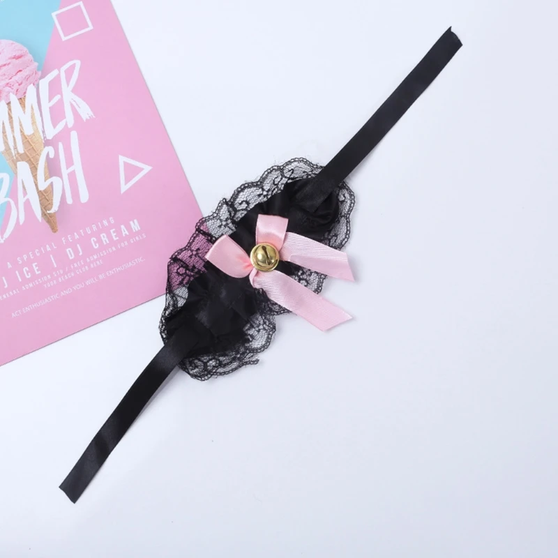 

Kitten Costume Set Ribbon Bowknot Bells Collar Tail Gloves Cat Ears Hairband Anime Maid Halloween Cosplay Supplies