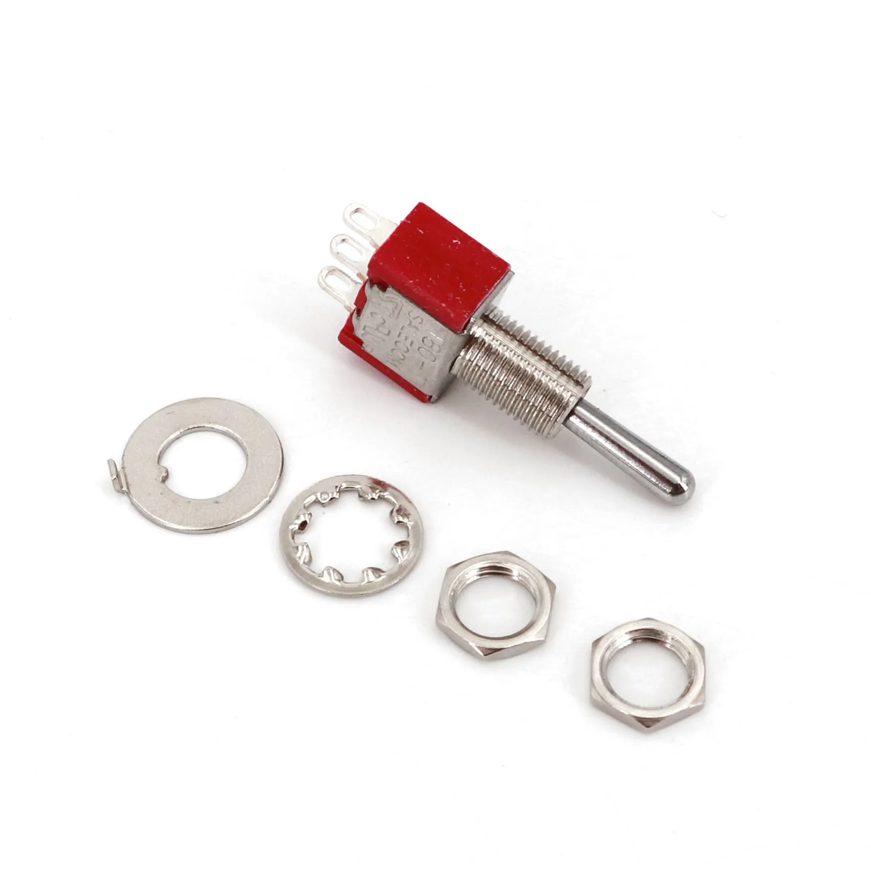 10Pcs T8014A Standard Lever 3Pin Momentary MOM-OFF-MOM Self-Return 3-Position SPDT Mini Toggle Switch | Обустройство дома