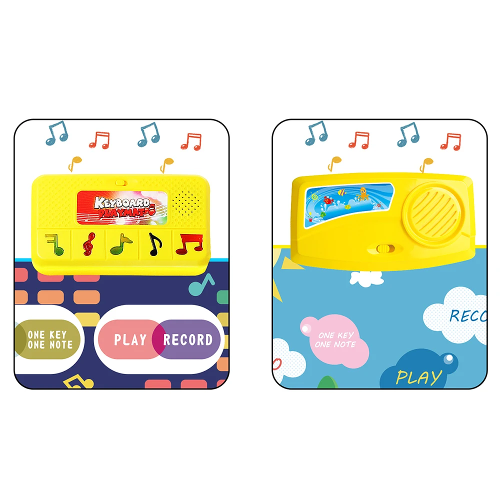 Kids Musical Mats Duet Keyboard Baby Play Mat 20 Keys Floor Piano with 8 Instruments Montessori Toys Dance Pad Educatinal | Игрушки и