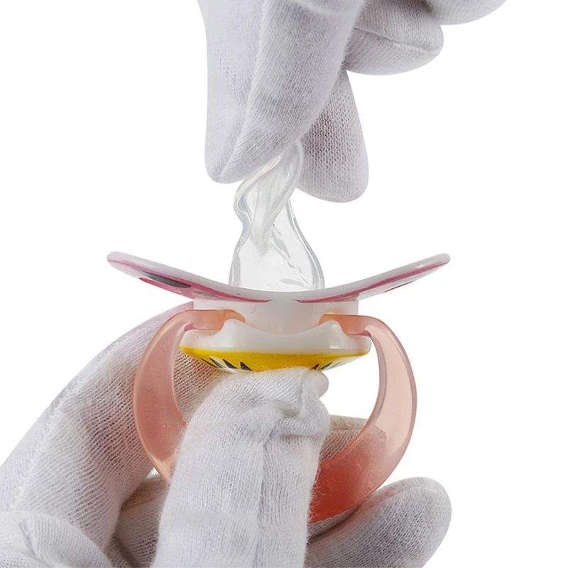 Детская соска для новорожденных силиконовая плюшевая Соска с мультяшными