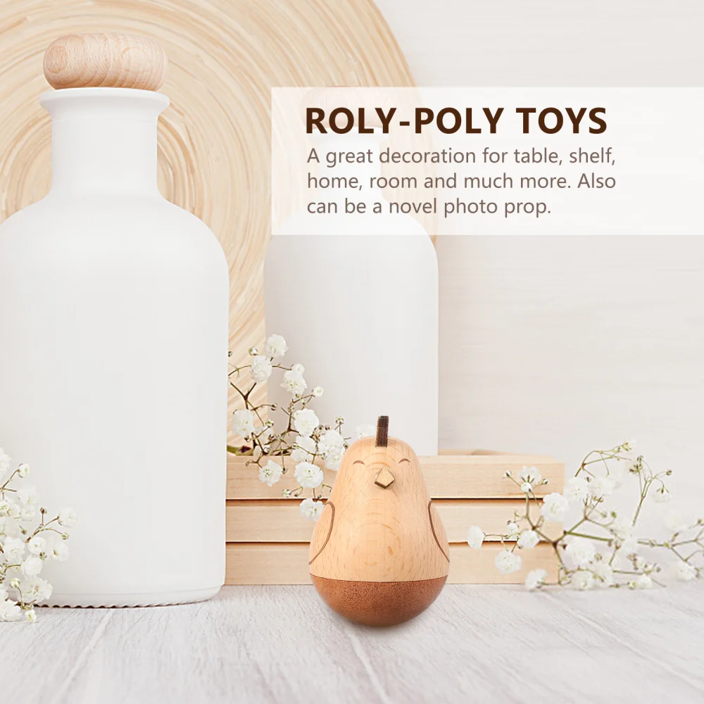 1 шт. игрушки неваляшки креативный Премиум Прекрасный орнамент деревянная