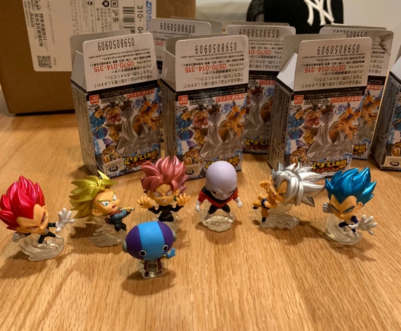 "Наруто" Оригинальные BANDAI укладки Dragon Ball и super Goku UI Вегета Мужские Шорты для купания Jiren Android No.21 рисунок Brinquedos игрушки Figurals куклы