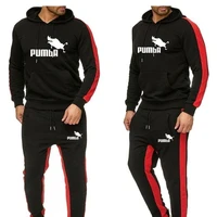 new 2021 brand tracksuit men thermal underwear men sportswear sets pumba hoodie pants sporting suit malechandal hombre