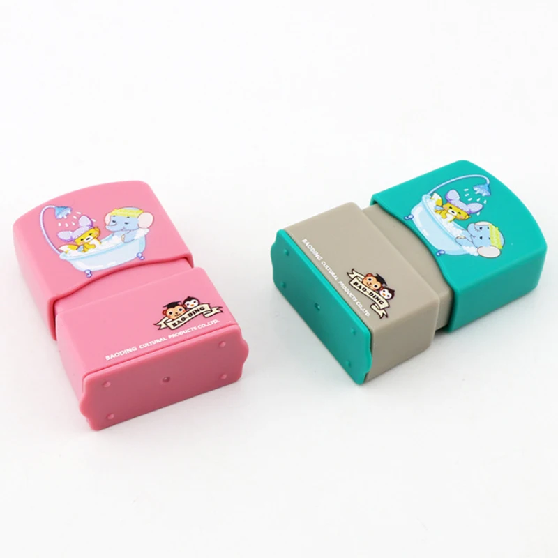 

LOVE custom-made Baby Name Stamp DIY for children Name Seal student clothes chapter Not Easy To Fade Security Name Stamp Sticker